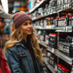 Mechanic explaining how long do car batteries last to a customer