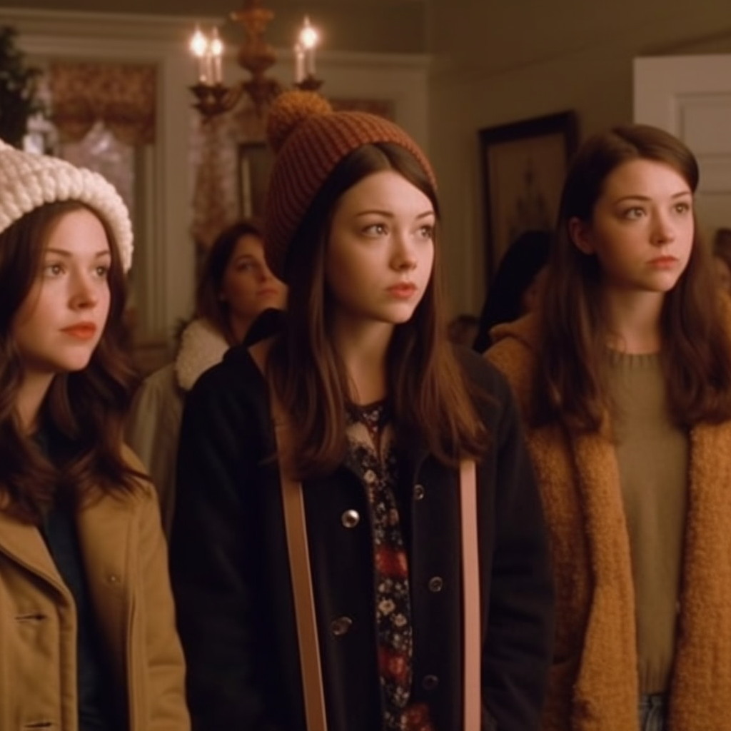 Explore a memorable scene from Gilmore Girls featuring main characters Rory Gilmore and Logan.