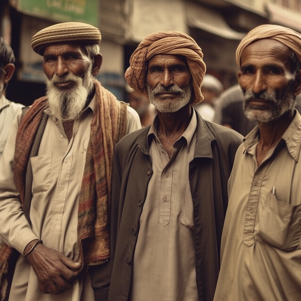 Pakistanis communicating with each other in the language spoken in Pakistan