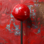 Close-up of a Tootsie Pop Illustrating How Many Licks to the Center of a Tootsie Pop?