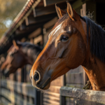 A stable with horses, exploring the question how much does a horse cost?