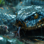 A close-up image of a snake illustrating what do snakes eat