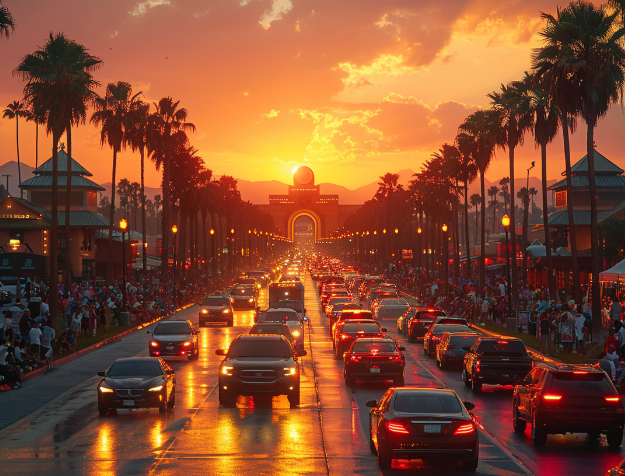The image answers the question of where is Coachella