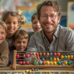 Abacus model representing early mathematical tools - Who Invented Math