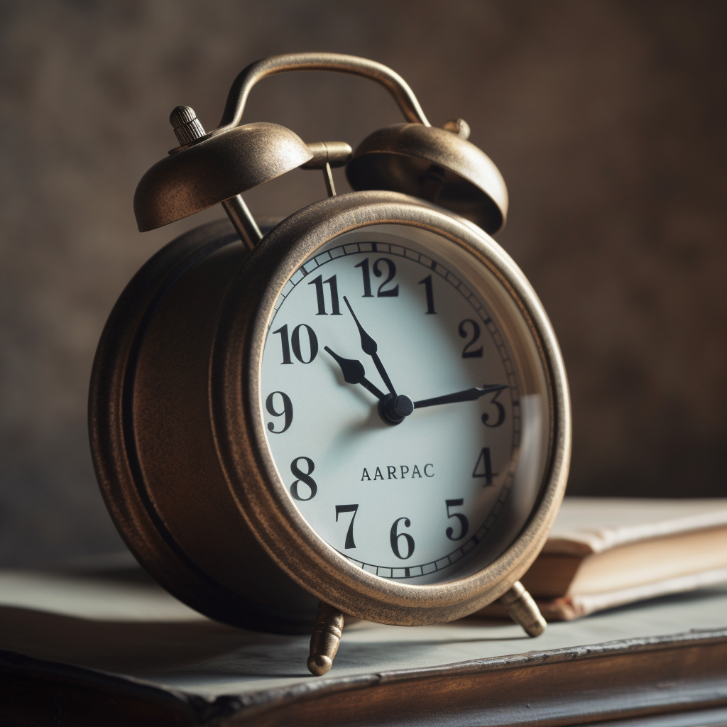 Clock illustrating the time for advanced placement test scores release