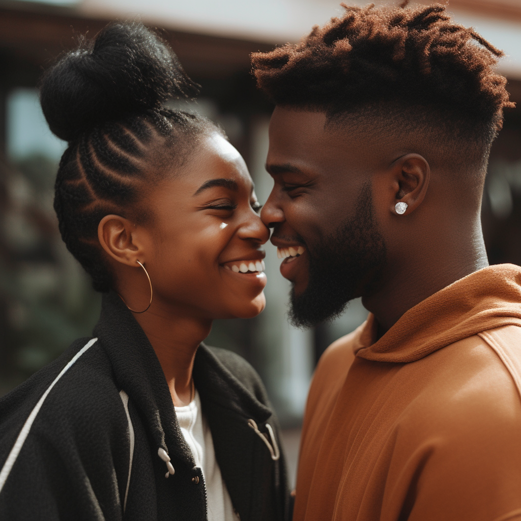 Smiling couples on National Couples Day